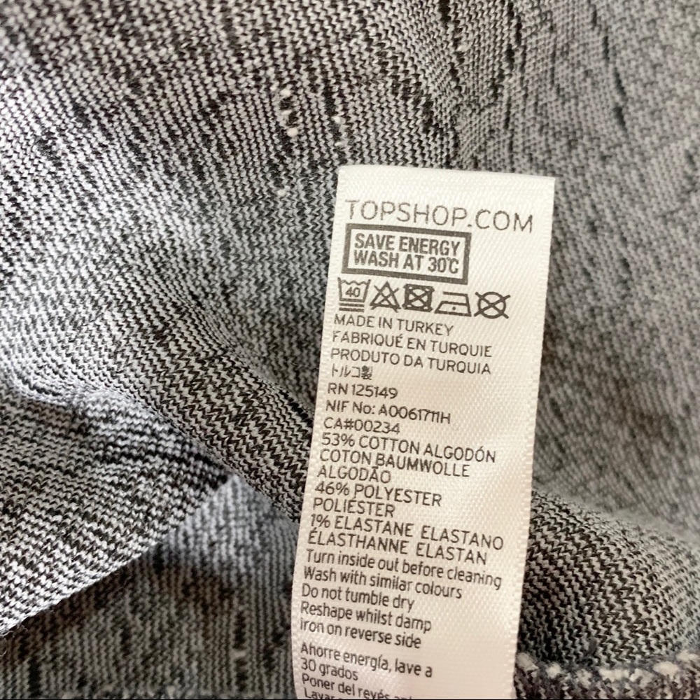 SOLD-Topshop Quilted Jacquard Floral Dress Cream - Picture 8 of 8